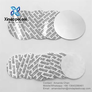 China Self Adhesive Pressure Sensitive Seal Press Cap Liners Foam Seal For Bottle Jar on sale