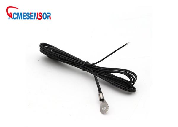 China Silicone Cable Pin Type Pt100 Temperature Sensor 4 Wire 4mm 5mm factory