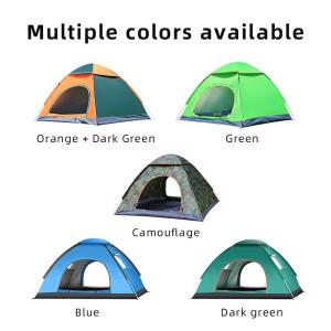 China 2 Person Dome Pop Up Camping Tent Blue Camping Tents 210D Oxford factory