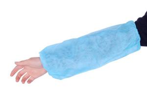 China Latex Free Disposable Arm Sleeves Breathable With Elasticated Wrist / Elbow factory