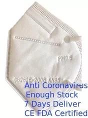 China White Anti Haze N95 Respirator Mask Pollution Resistant For Preventing Flu factory