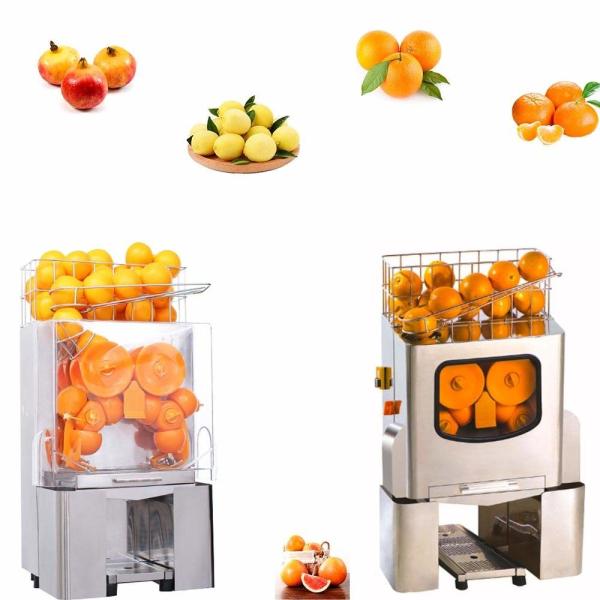 China Commercial Juicer Industrial Fresh Orange Juice Machine Extractor Lemon Slow Squeezer Peel Cold Press Juicer factory