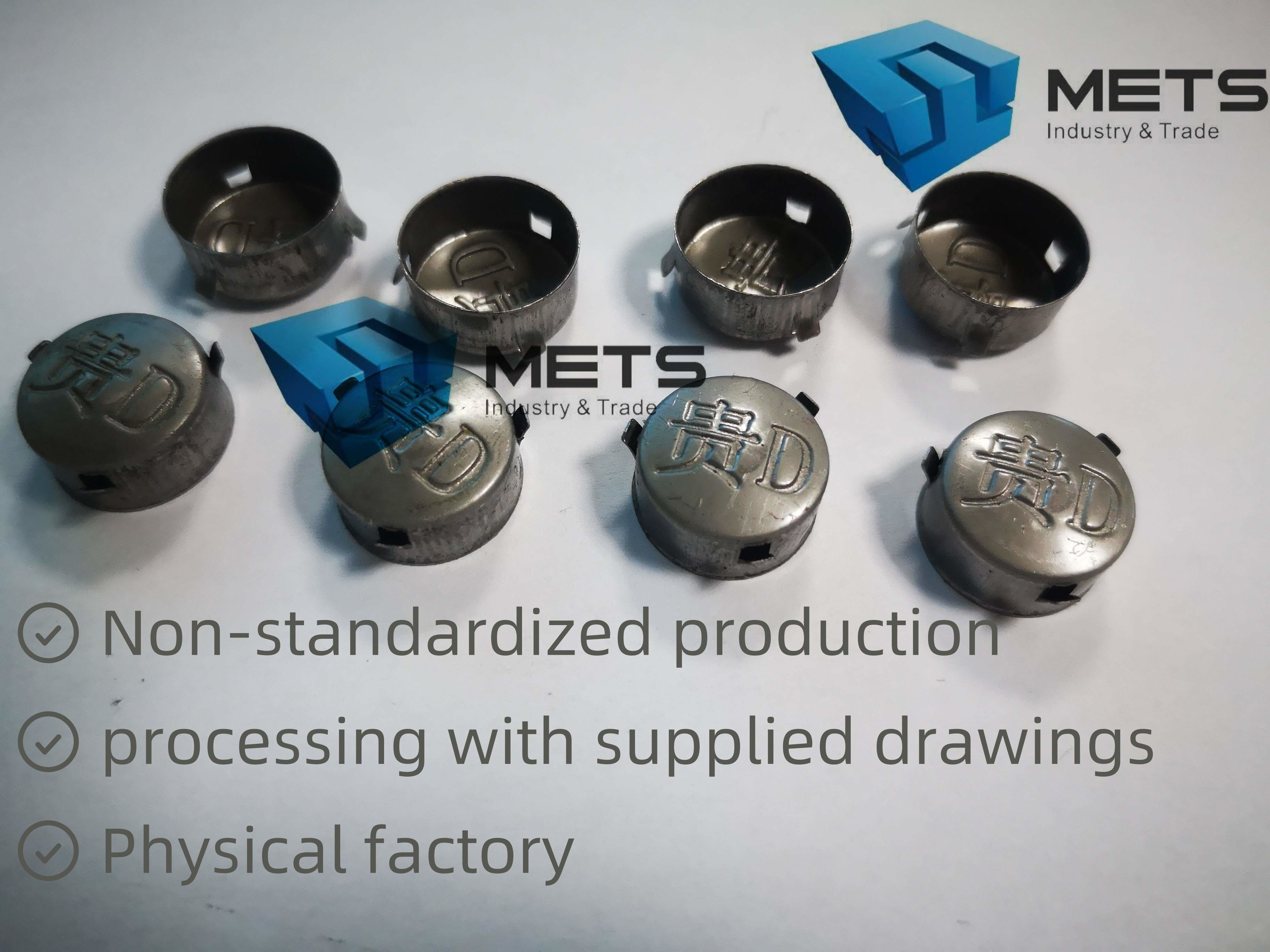 Non-standard parts processing, stamping hardware components processing, stainless steel metal product stamping and forming.