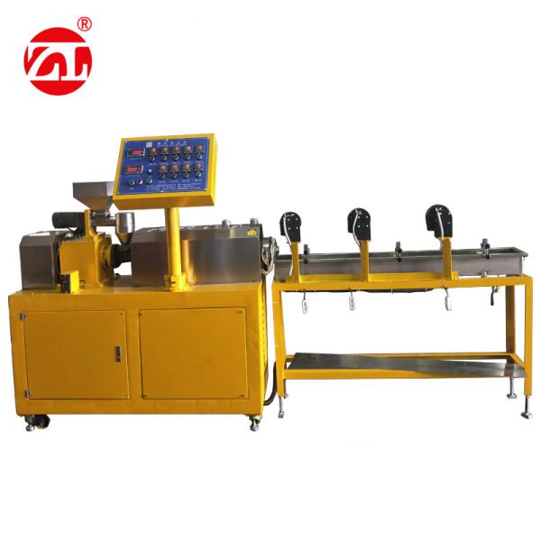 China Lab Twin Screw Rubber Testing Machine Plastic Extruder Machine factory