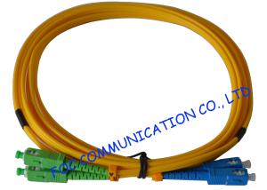 China SC FC LC ST Fiber Optic Patch Cord 9 / 125um Duplex Corning Fiber For LAN factory