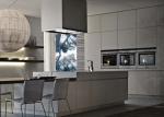 Italy modern kitchen cabinets design with white island oven pantry storage