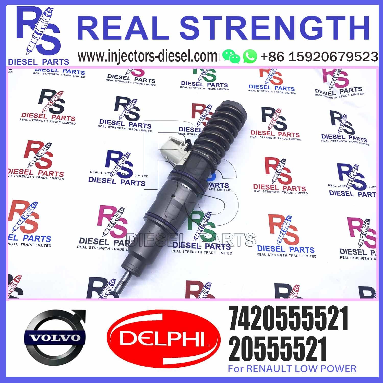 High Quality Diesel Fuel Injector 20555521 5001867218 7420555521 BEBE4D04002 For RENAULT LOW POWER