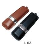 Leather Pen Drives 4GB 8GB with Keychain Free Printing Logo