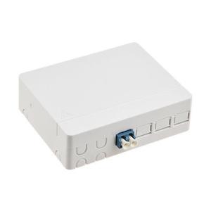 China SM / MM Fiber Wall Outlet Box 4 Core Outdoor Fiber Termination Box factory