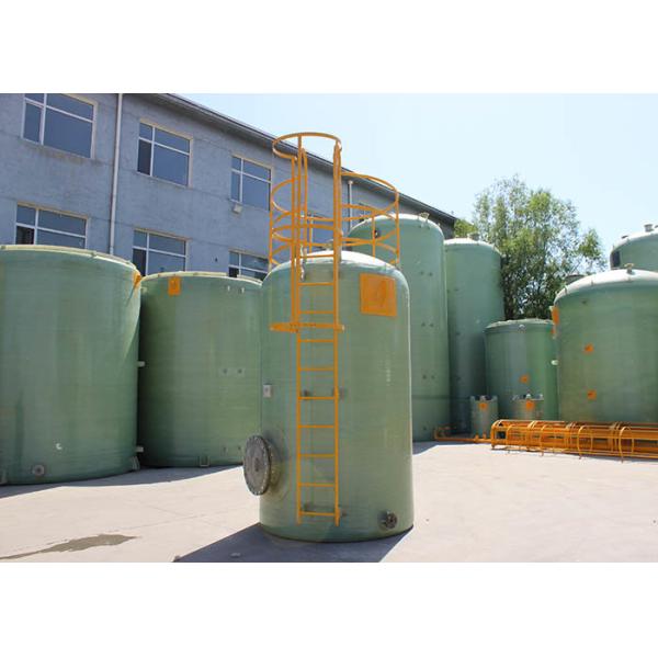 China Filament Winding Water Softener Reservoir 30000 Gallon Vertical Frp Storage Tank factory