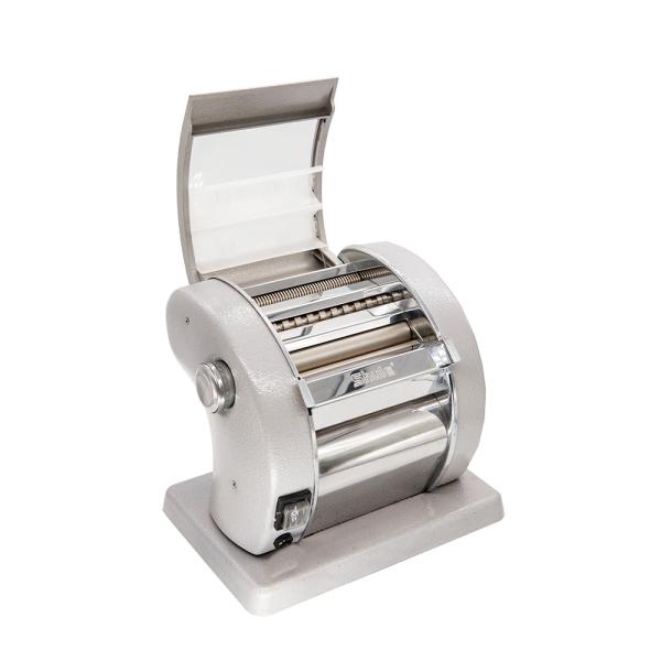 Silver 90W Motor Ravioli Electric Pasta Maker 15cm Nickel Plated Steel For Home