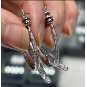 China Tassel earrings  DEF VVS Round Shape Lab Grown Diamonds PT950 on sale