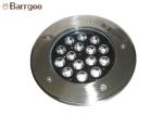 Dustproof Underground Led Spotlight Ip67 Waterproof 15w With 15pcs Led