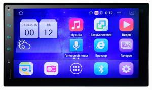 China Ouchuangbo android 5.1 car MP5 audio gps stereo radio support 3G WIFI 1024*600 quad core factory