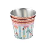 Stackable Food Storage Tins 95*70mm Popcorn Tin Bucket Food Grade