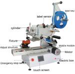 High Precision Electric Driven Type Round Flat Bottle Labeling Machine for Food