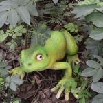 Artificail Realistic Animatronic Frog Weatherproof For Park / Museum