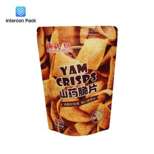Can Customize Logo Christmas Candy Snack Plastic Packaging Bag Environmental