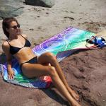 Microfiber Double Sided Sand Free Beach Towel Bulk Custom