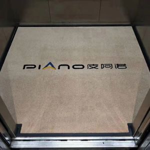 China Elevator Lift Carpet Mats With Custom Logo Design factory