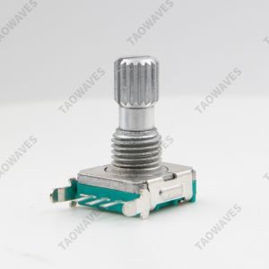 Dual Rotary Encoder with Push Button for Panel Interface