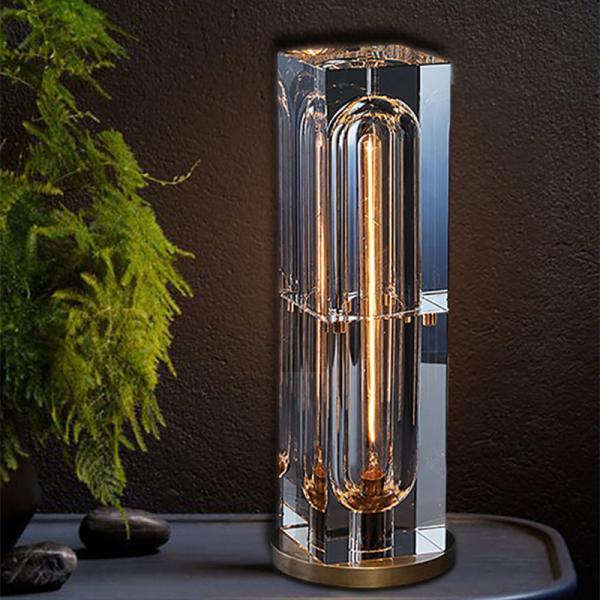 Nordic light luxury crystal desk lamp living room bedroom study room modern