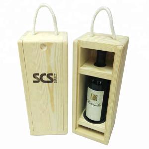 China Wooden Empty Wine Gift Boxes Customized Logo 34*13.3*12cm With Top Grade factory