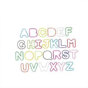 China Other Style Silicone Letter Shape Silly Bands Children Toy Essential factory