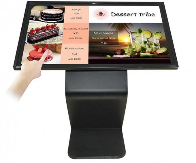 Self Service 1920*1080 43 Inch Freestanding LCD Signage 5