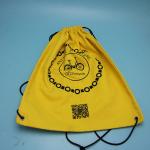 34 X 45cm Canvas Packaging Drawstring Bag Logo Printing For Shoes Package
