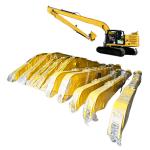 Philippines Long Reach Excavator Boom Arm , 14m Excavator Long Boom Arm With