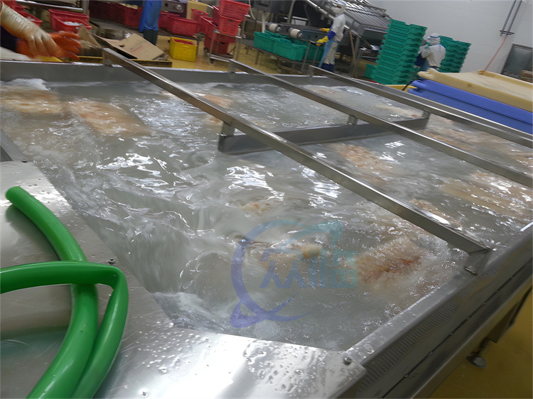 Shrimp Cleaning Fish Processing Machine 5.17KW Wear Resistant