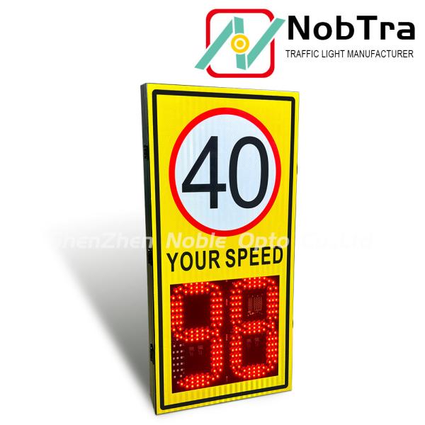 Power Source 220VAC Digital Speed Limit Signs Traffic Sign Temperature Range -40