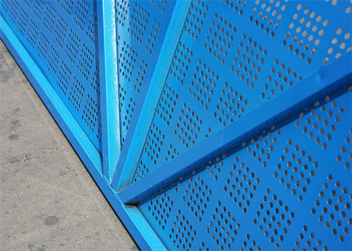 Climbing Outer Frame Powder Coated Construction Site Screens for Protection