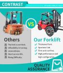 4.5t Off Road Forklifts And Loading Rough Terrain Diesel Forklift Truck With