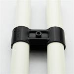 JYJ 25 Double Metal Pipe Joints Set 2.5mm Thick Chrome Plated