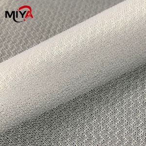 China Knitted Stretch Woven Tricot Fusible Interfacing Polyester factory