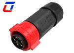 IP67 Waterproof 5 Pin Male Female Connector High Current Rated 30A With Push