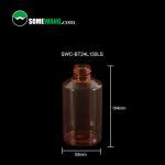 150ml Cosmetic Emulsion Spray Pump Plastic PET Bottle For Shampoo Liquid Skin