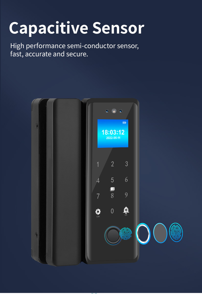 Digital Tuya APP Smart Lock Wifi Finger Touch Front Door Lock