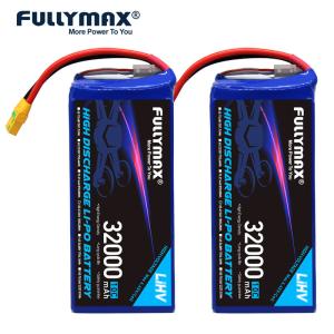 China 12s Lipo Battery Pack Airplane UAV Drone Battery Backup High Voltage 32000mAh 47.04V 10C XT90-S Plug factory