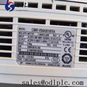 CIMR-VB4A0018FBA Yaskawa Compact Vector Control Drive V1000, 7.5HP, 480V, 3PH,