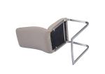 PU leather 14.3KGS 60cm 99cm Stainless Steel Dining Chair