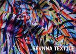 Neon Bright Colors Nylon Swimwear Fabric , Reversible Swimwear Lining Fabric