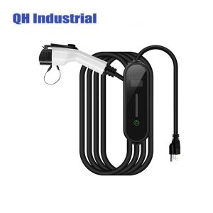 China Best Price 1-16 A Current Adjustable 3.5 kW 7 kW 11 kw AC Car Portable EV Charger Type 1 2 Electric Charger on sale