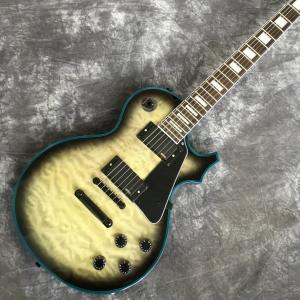 China High quality new shape LP electric guitar custom guitar quilted maple wood with mahogany body neck rosewood fingerboard factory