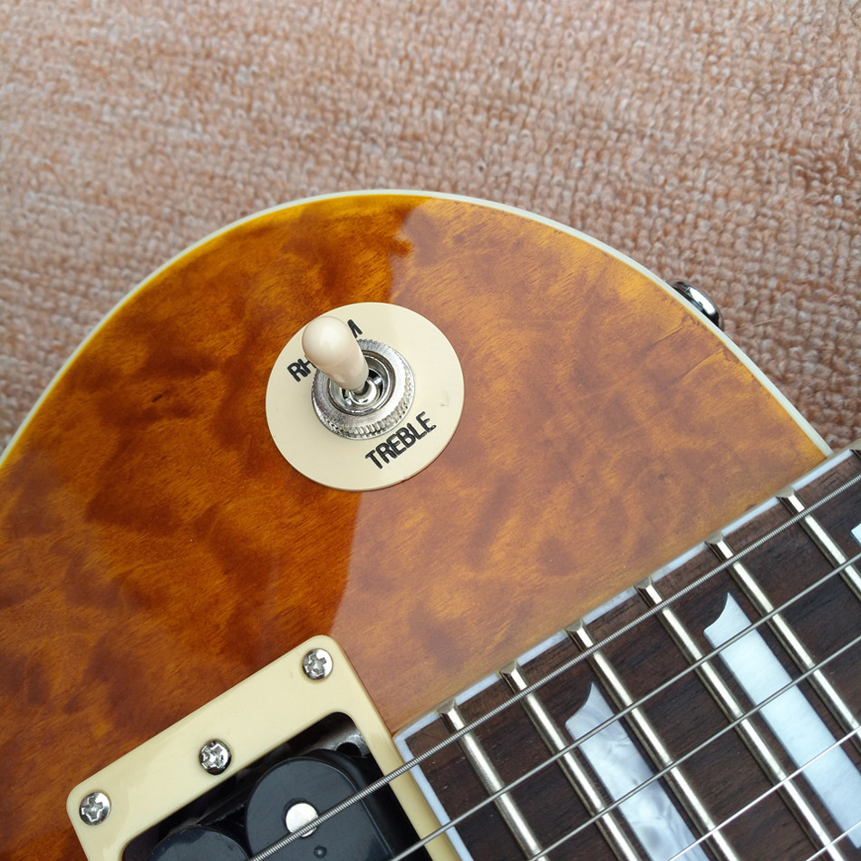 New style high quality LP standard 1959 R9 electric guitar, Flame Maple Top Rosewood Fingerboard electric guitar