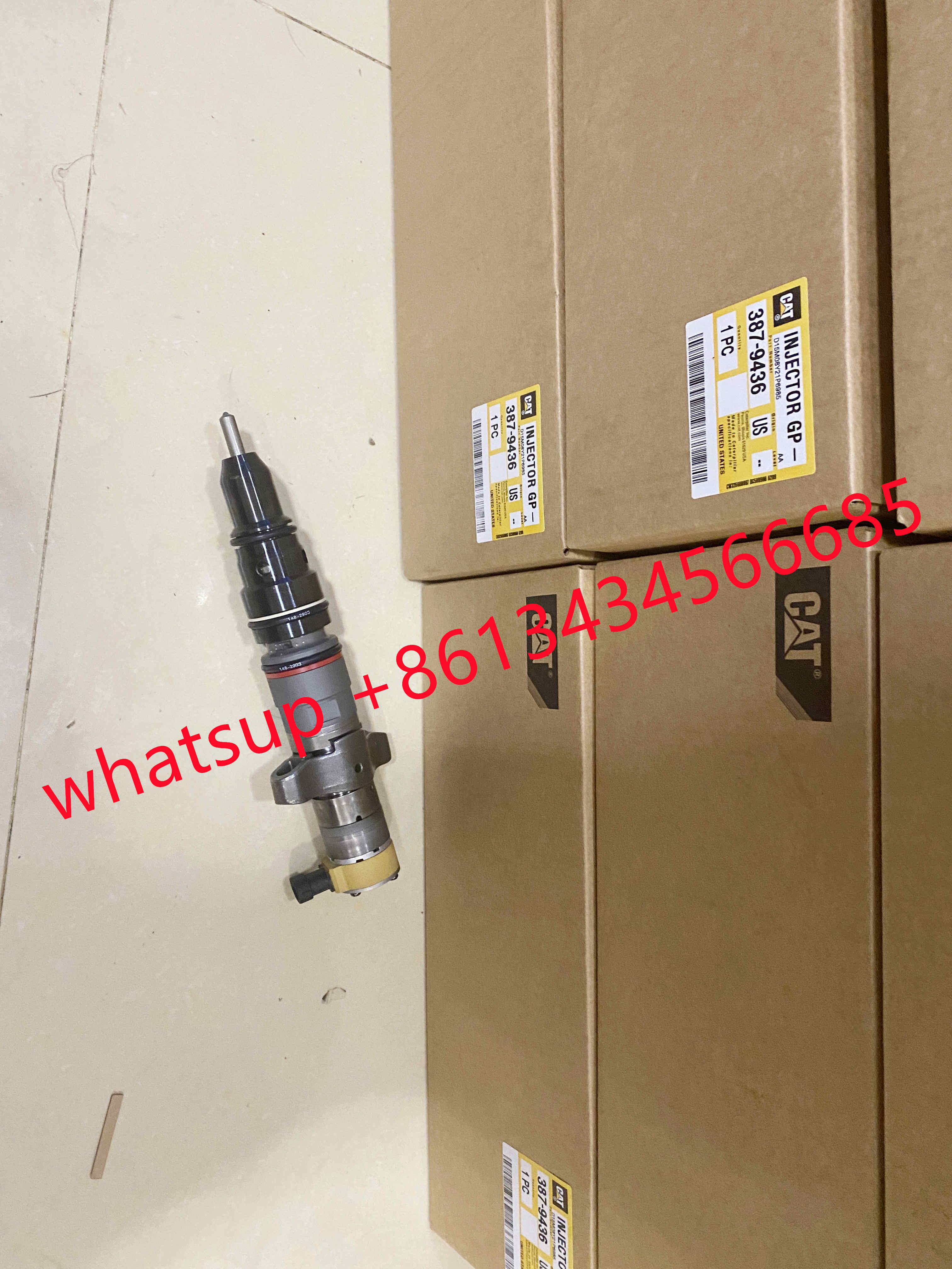 new Excavat common rail injector 387-9436 266-4446 387-9436 328-2576 328-2574 328-2573 10R2828 C9