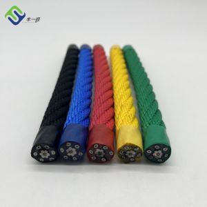 6*8 IWRC Combination Wire Rope 16mm Playground PP Polypropylene