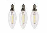 Candle Filament Light Bulbs 4 Watt , 400LM Smart Filament Bulb E27 Commercial